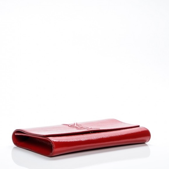 SAINT LAURENT Belle De Jour Clutch Red - Picture 4 of 11